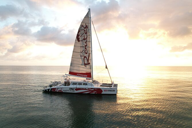 Montego Bay: Reggae Sunset Catamaran Cruise - The catamaran view along Montego Bay