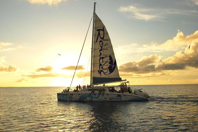 Montego Bay: Reggae Sunset Catamaran Cruise - Leaving shore with hotel pickup included