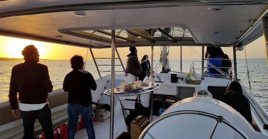 Monterey Bay: Sunset Catamaran Sailing Cruise - Leaving Old Fisherman’s Wharf
