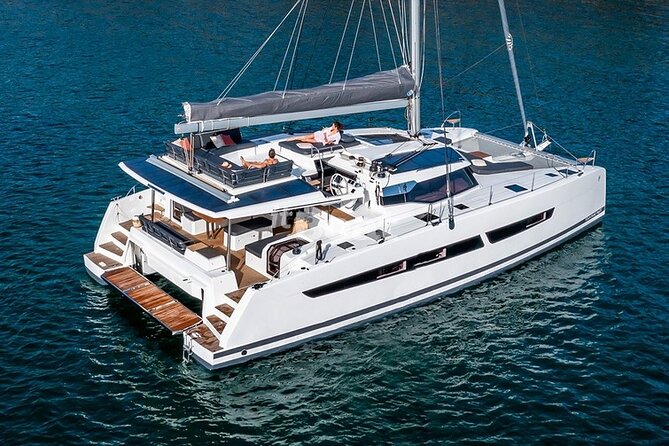 Mykonos: Brand-New Catamaran Cruise with Meal, Drinks & Transport - Five hours on the Aegean, not five hours on a bus