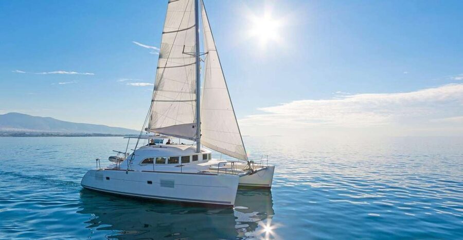 Mykonos: Catamaran Cruise With Meal and Drinks - From hotel pickup to Mykonos port