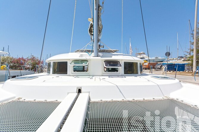 Mykonos Catamaran Cruise with Meal Drinks and Sup - Sailing past Mykonos and Baos Island
