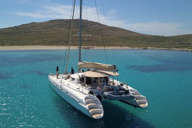 Mykonos Catamaran Premium Day-Sunset Tours 8-flavor Meal & Drinks - Day cruise or sunset cruise?