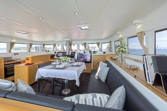 Mykonos Catamaran Premium Day-Sunset Tours 8-flavor Meal & Drinks - What happens when the wind changes the plan?