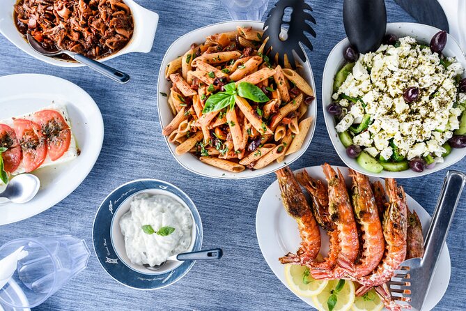 Mykonos Catamaran Premium Day-Sunset Tours 8-flavor Meal & Drinks - Small-group service and the feel onboard