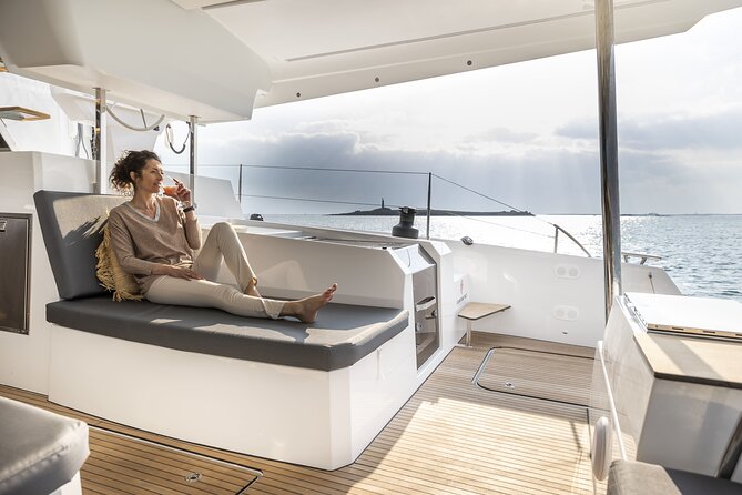 Mykonos: Luxury Catamaran Cruise with Meal, Drinks & Transport - What the $179.41 price really covers