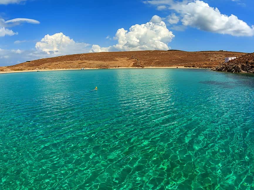 Mykonos: Rhenia Island Catamaran Cruise with Meal and Drinks - Greek lunch, wine, and a relaxed deck
