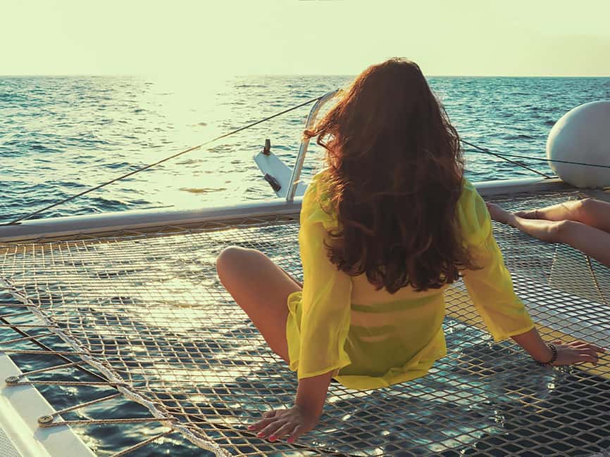 Mykonos: Rhenia Island Catamaran Cruise with Meal and Drinks - What the included items mean for value