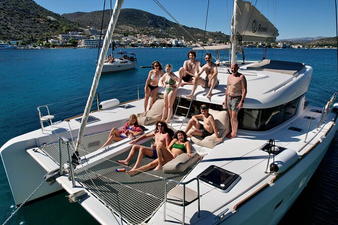 Nafplio Catamaran Full Day Sailing Private Cruise - Captain Yiannis, Penny, and the personal touch