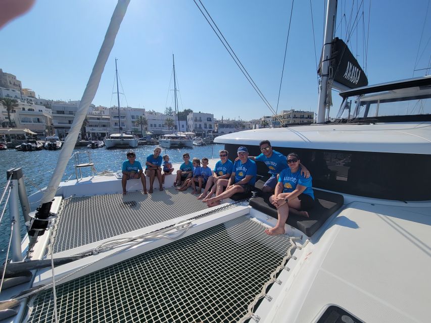 Naxos: Catamaran Cruise with Swim Stops, Food, and Drinks - Key things to know before sailing