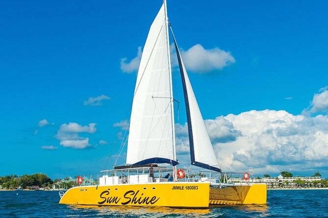NEGRIL CATAMARAN CRUISE Sunset Ricks Cafe Adults only ALL HOTELS - Sandy Cove Reef and the short snorkel stop