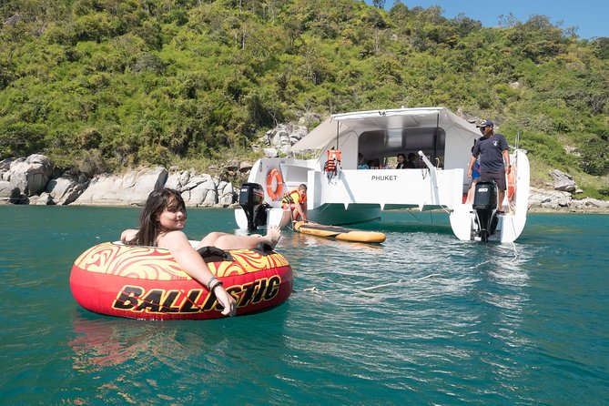 New Power catamaran for Phang Nga and Phi Phi island excursions - The Phi Phi route, from Monkey Beach onward