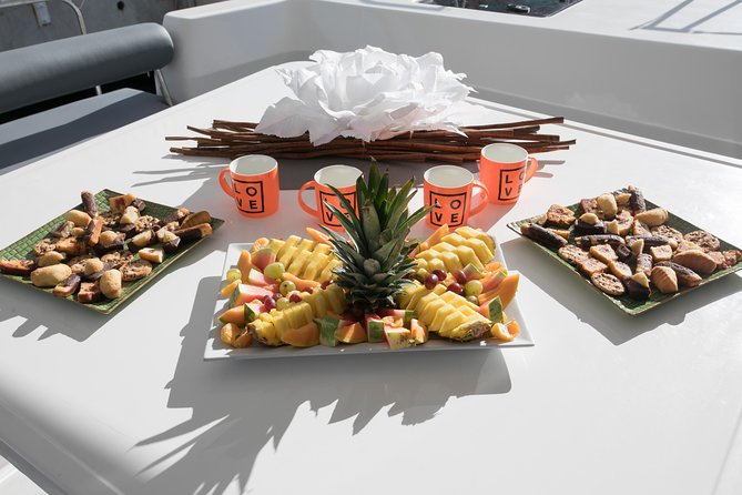 Nude Naturist Catamaran Boat Luxury Charter in St Maarten - The food is a major part of the value