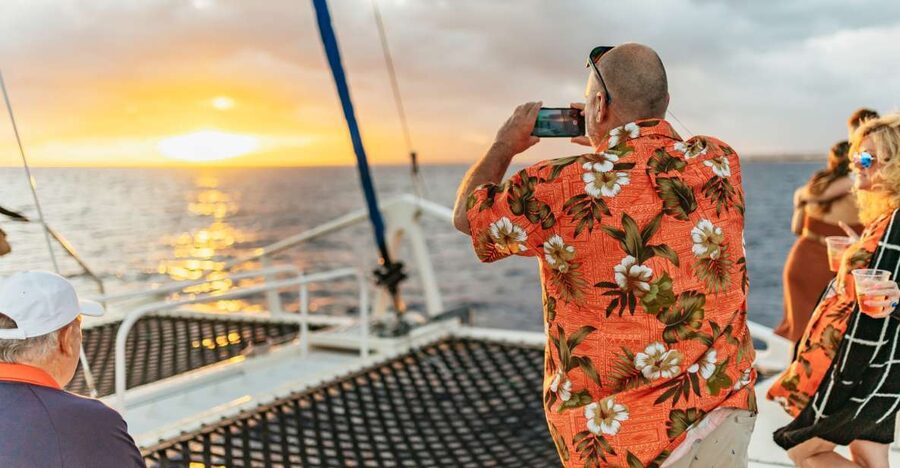 Oahu: Waikiki Sunset Catamaran Cocktail Cruise - Setting sail from Kewalo Basin Harbor