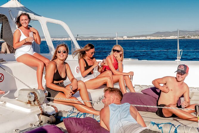Ocean Catamaran Cruise Ibiza with Unlimited Drinks and BBQ - Unlimited drinks and the boat-party mood