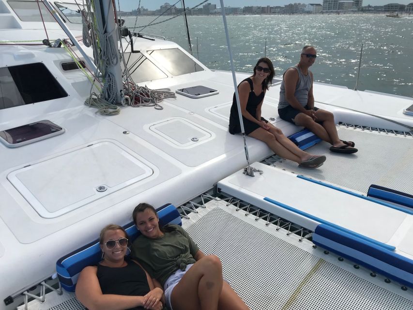 Ocean City: Sailing Catamaran Cruise with Crew - When the engines cut off