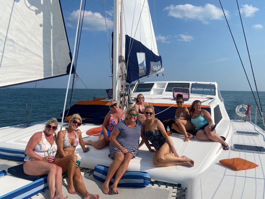 Ocean City: Sailing Catamaran Cruise with Crew - Dolphin watching near the bow