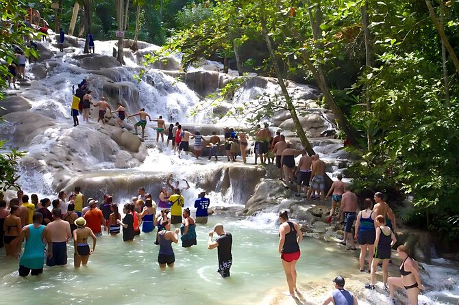 Ocho Rios Catamaran: Dunn's River Falls, Snorkeling & Open Bar - A four-hour Jamaican outing with three distinct moods