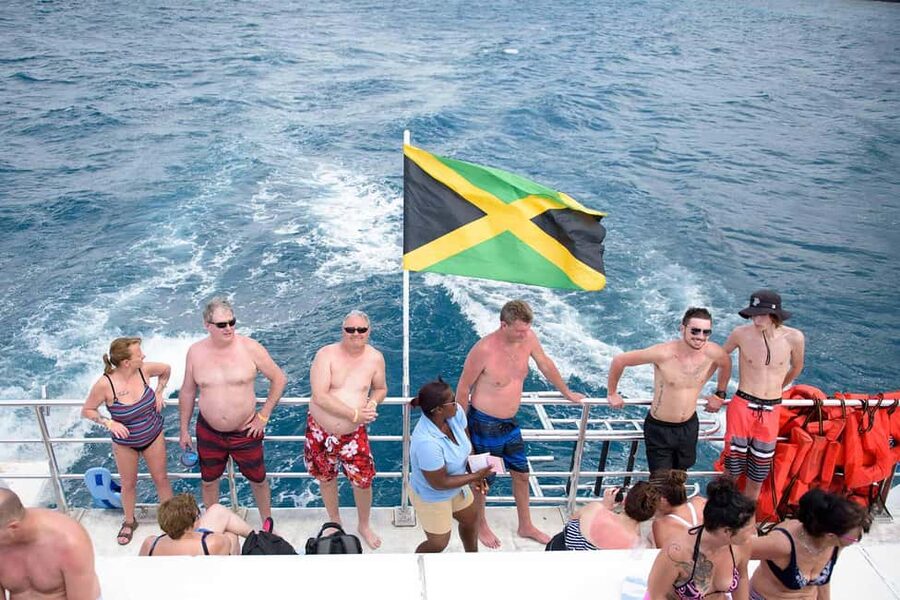 Ocho Rios Catamaran: Dunn's River, Snorkeling & Open Bar - Snorkeling in the warm Caribbean water