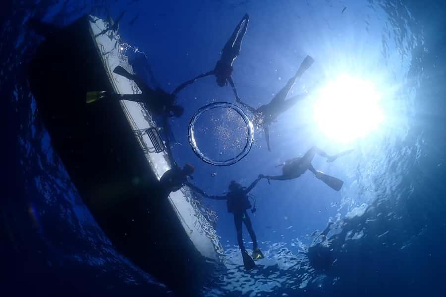 Onna: Blue Cave Snorkeling from Catamaran - The shop facilities make the day easier