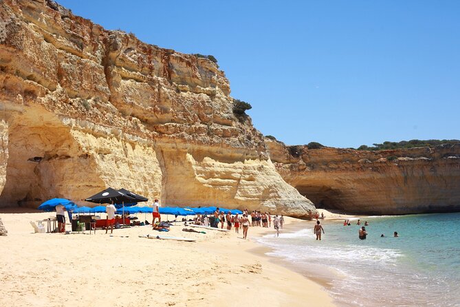 Ophelia Catamaran Cruises + Beach BBQ - Sailing past the Algarve cliffs