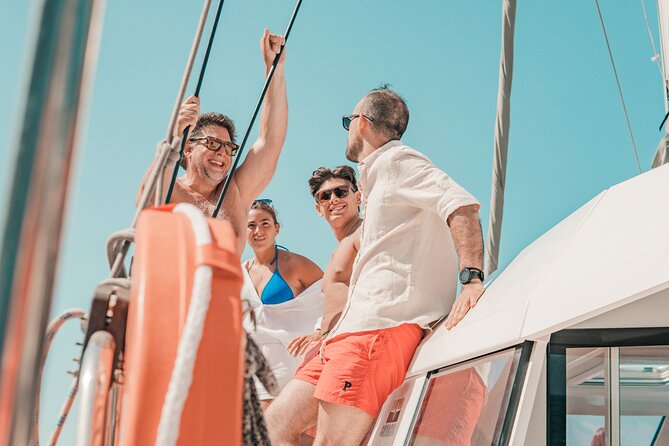 Panormo: Luxury Catamaran Cruise with Lunch & Open Bar - The return sail and the six-and-a-half-hour pace