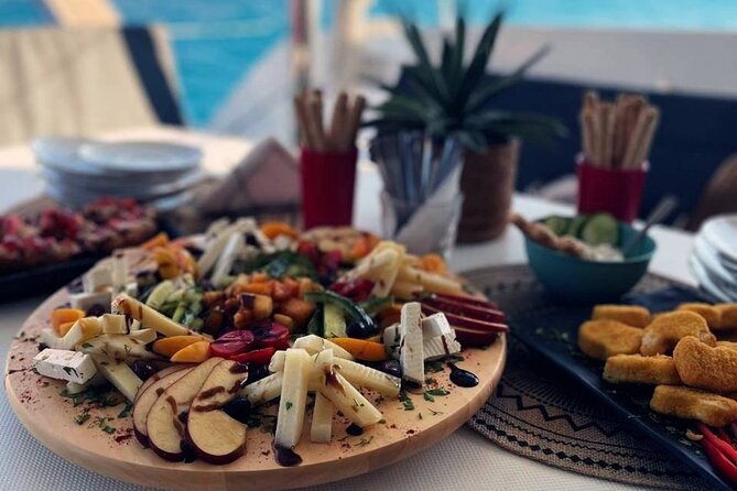 Panormo: Luxury Sunset Catamaran Cruise Sushi & Open Bar - Starting at Panormo Port With Prosecco and Cretan Bites