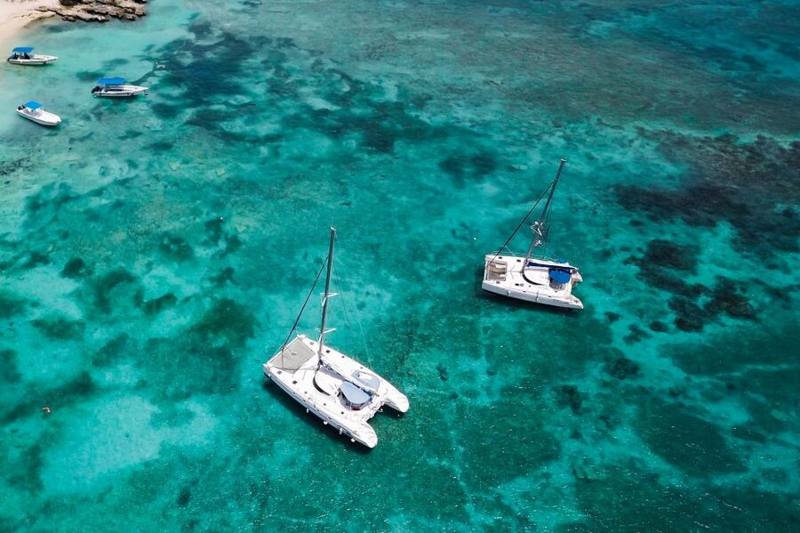 Paros: Private Catamaran Cruise with Lunch, Drinks & SUP - Greek lunch, local wine, and an easygoing onboard table