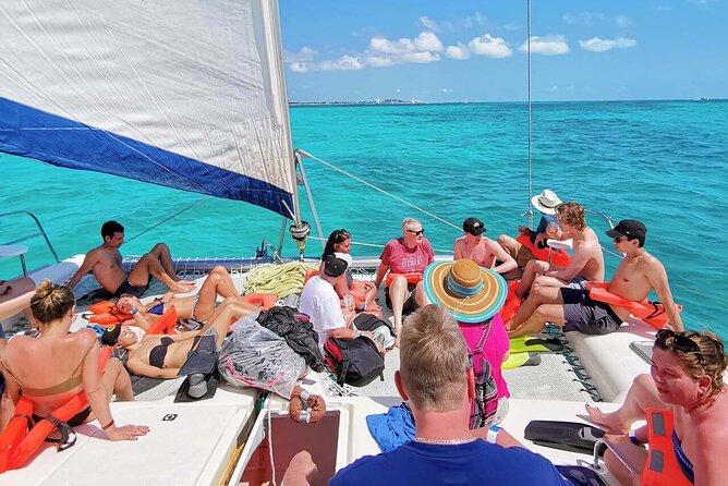 Party at Sea Private Catamaran Tour with Music and Drinks - A private Cancun boat day built around your group