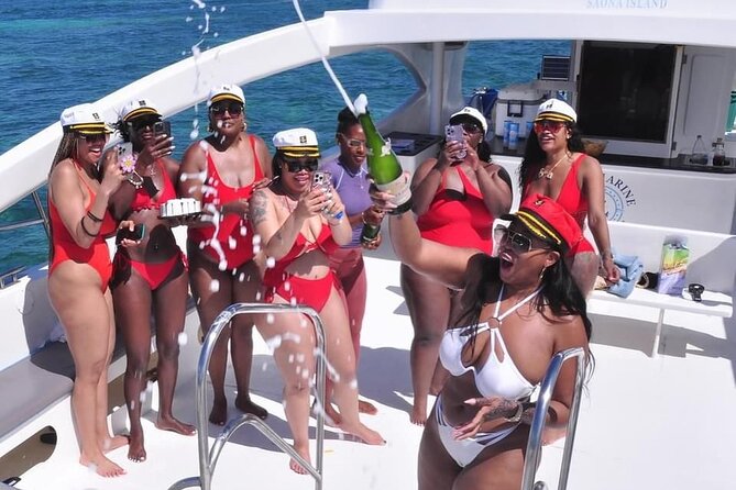 Party Boat / Catamaran Party in Punta Cana - Snorkeling, slides, and open-water swimming
