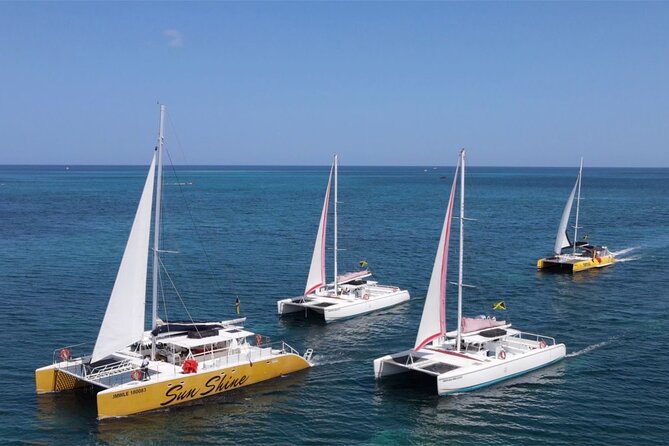 PARTY Catamaran Cruise with Snorkeling Rick's Cafe ADULTS ONLY - What the $88 Negril catamaran cruise really includes