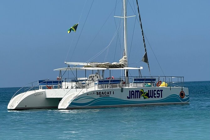 PARTY Catamaran Cruise with Snorkeling Rick's Cafe ADULTS ONLY - Rick’s Café and the sunset plan