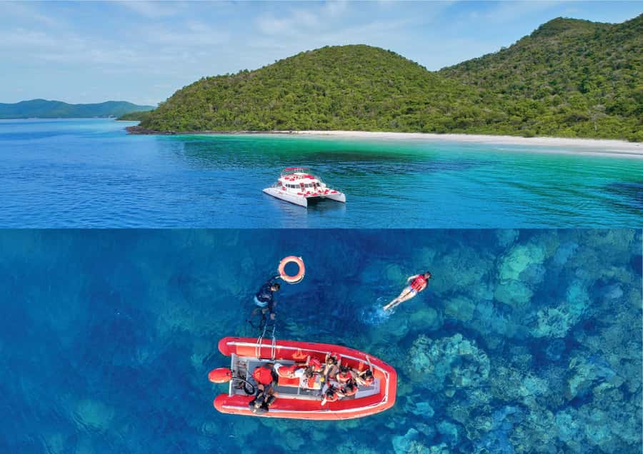 Pattaya: 2 Islands one day trip on Catamaran with Lunch - What the $124 price covers