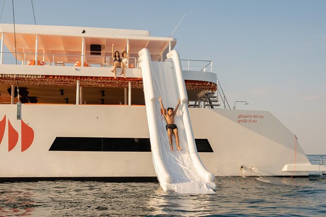 Pattaya: 3 Island-Hopping Full-Day Party Catamaran Cruise - Leaving Ocean Marina Yacht Club at 9:30 a.m.