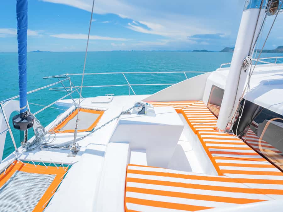 Pattaya: Private Sailing Catamaran Island Discoveries - Full-day route A: Koh Ped and Koh Kram