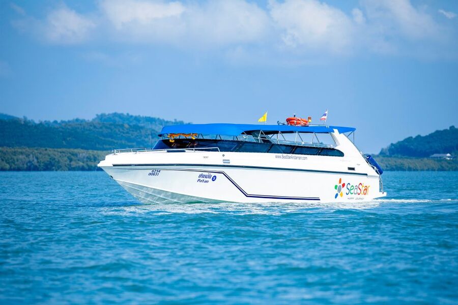 Phi Phi Highlight: Full-Day Island by Speedboat or Catamaran - Khai Islands bring more swimming time