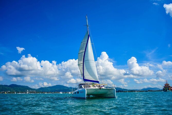 Phuket Catamaran Snorkel & Sunset: Coral & Racha - Lunch on the moving catamaran