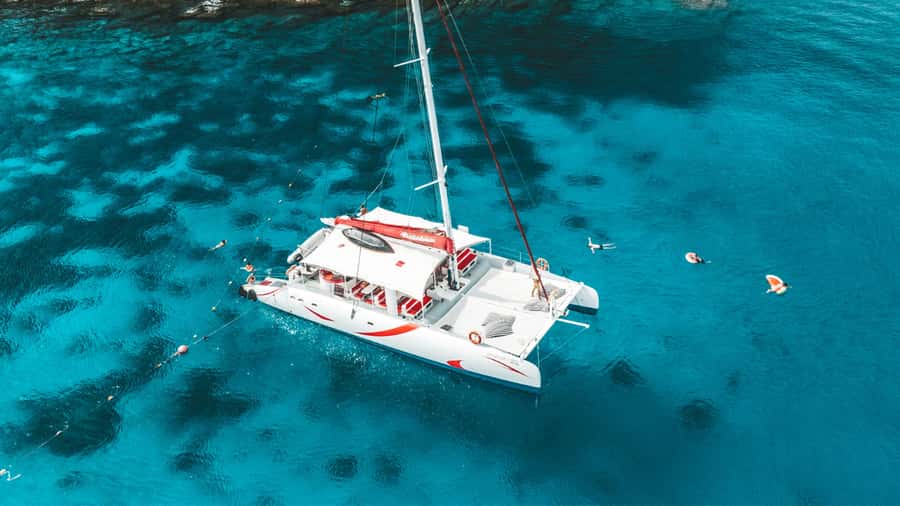 Phuket : Coral Island & Racha Island by Catamaran Tour - Coral Island: beach time, lunch, and the first swim