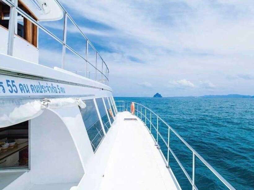 Phuket: Coral Island Snorkeling and Sunset Catamaran Cruise - Laem Krating and the sailing-boat rock