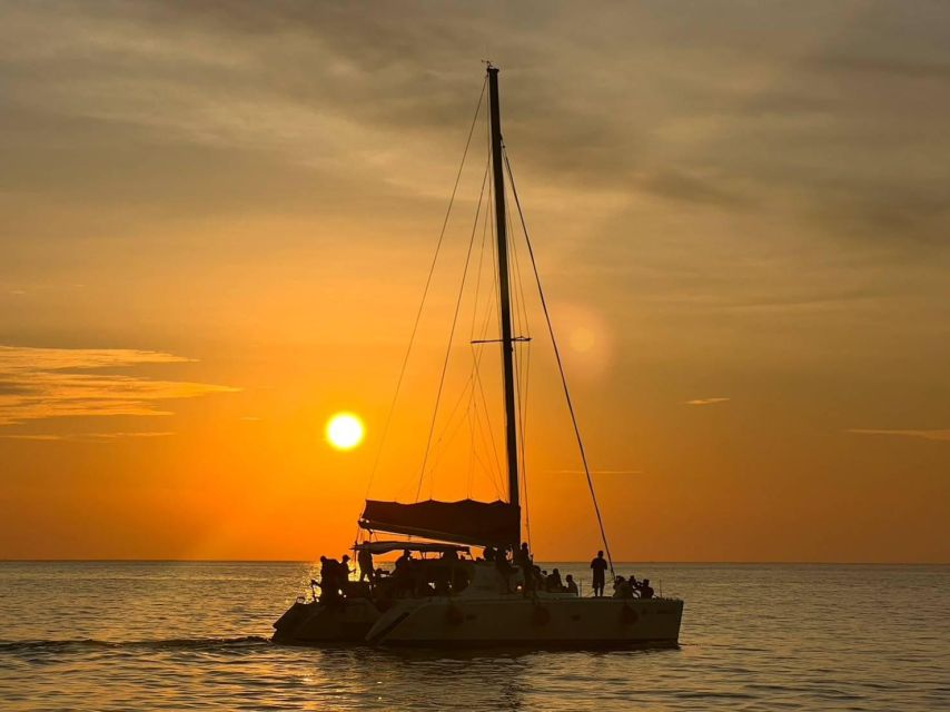 Phuket: Coral Island & Sunset Dinner by Sailing Catamaran - The Floating Walkway Can Be the Hardest Part