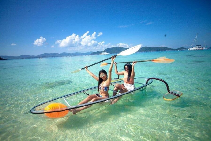 Phuket: Coral Island & Sunset Dinner by Sailing Catamaran - Dinner With the Andaman Sunset