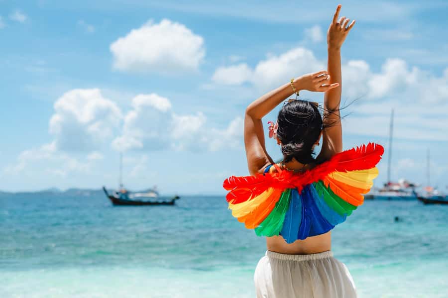 Phuket: Coral, Racha, Promthep Island Catamaran Trip & Lunch - Coral Island brings the first swim