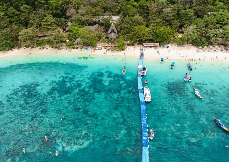 Phuket: Coral, Racha, Promthep Island Party Catamaran trip - The big picture: a full island day from Phuket