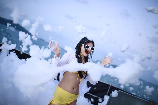Phuket: Islands Hopping Catamaran Tour with Foam Party - Racha Yai gives you the longest island stop