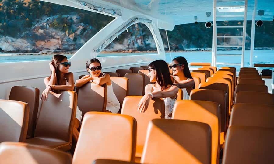 Phuket:Phi Phi, Bamboo, Maiton, Maya Speed Catamaran Tour - Bamboo Island: the easiest beach stop