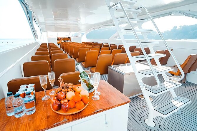 Phuket: Phi Phi, Bamboo & Maiton Speed Catamaran Tour - Maiton Island, the second snorkeling stop, and water toys
