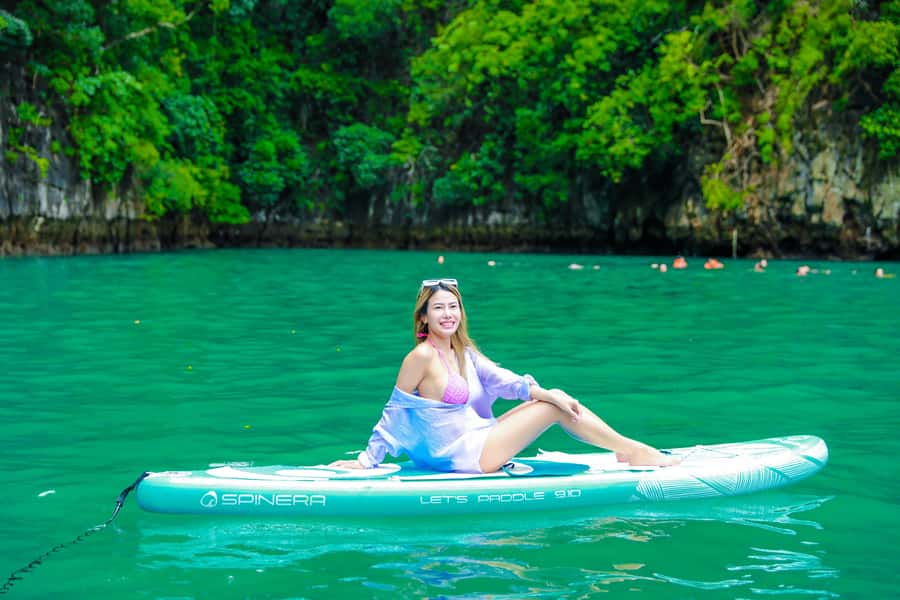 Phuket: Phi Phi Khai or Maiton Island by Speedboat/Catamaran - Viking Cave and Monkey Beach from the boat