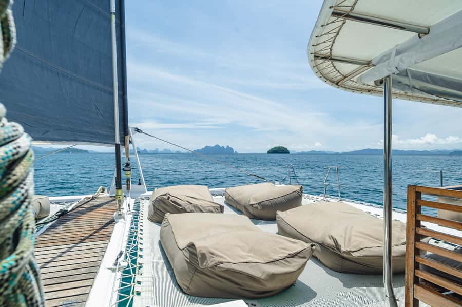 Phuket: Racha and Coral Island Sunset Catamaran Party Tour - Fishing and water toys depend on the boat