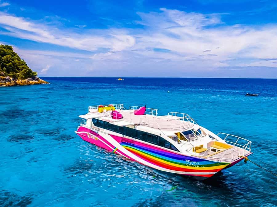 Phuket: Similan Island Day Trip by Speed Boat Catamaran - Koh 5 and the first snorkeling stop