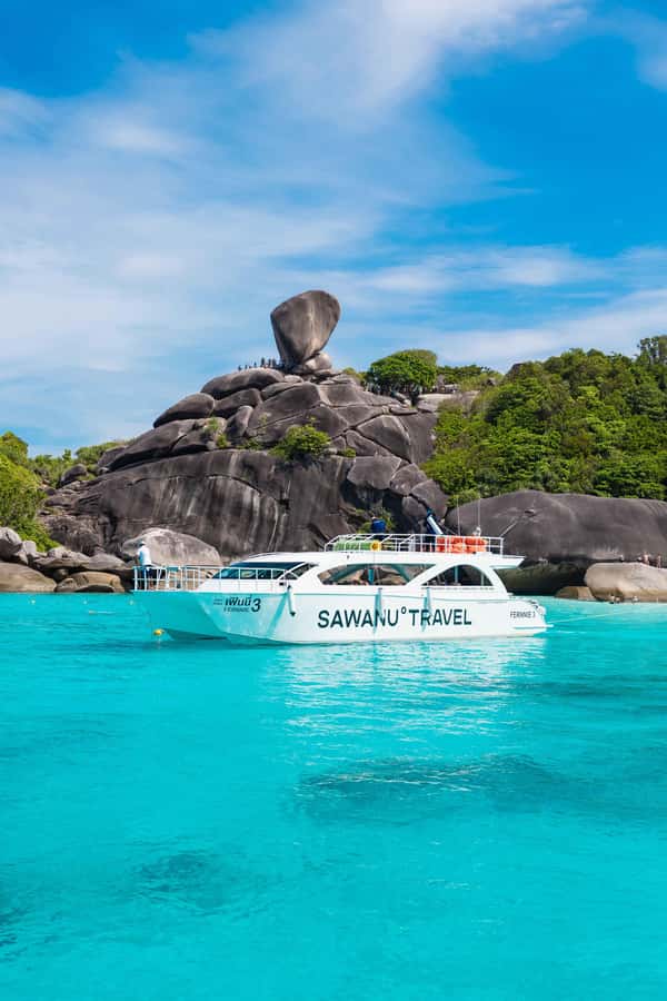 Phuket: Similan Islands Tour by Premium Speed Catamaran - The catamaran ride to the islands